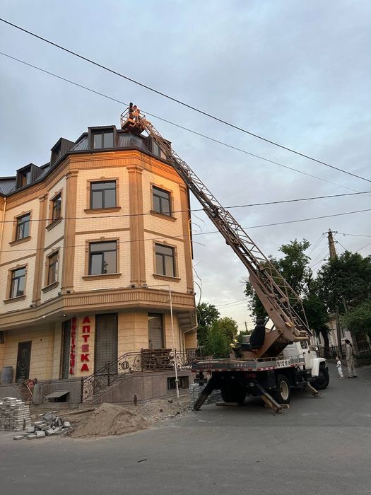 Avtovishka ijara xizmati har qanday nuqtada avtolift автовышка вишка