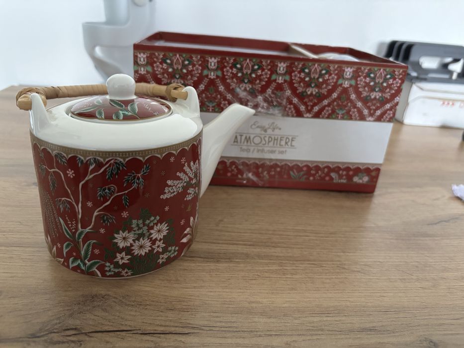 Set ceai / infuzor Easy Life Atmosphere – nou, în cutie