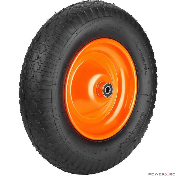 Roata pentru roaba cu rulment, 16", Kraft