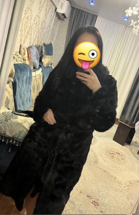 Шубка черный бриллиант