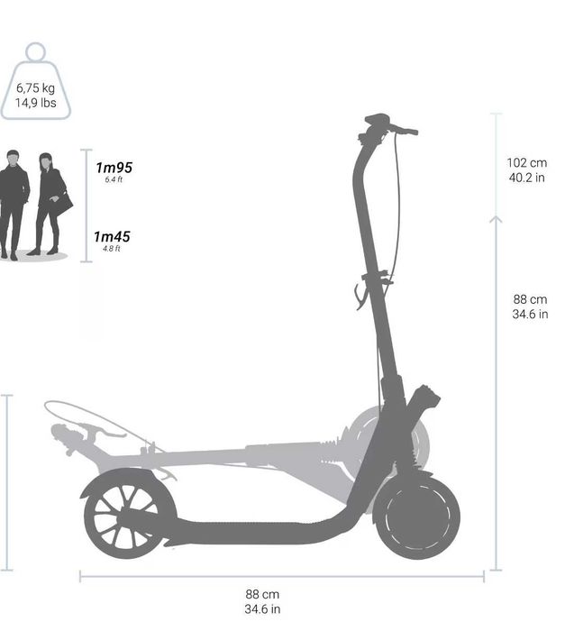 Trotineta pliabila Oxelo C900 stare perfecta de funcționare