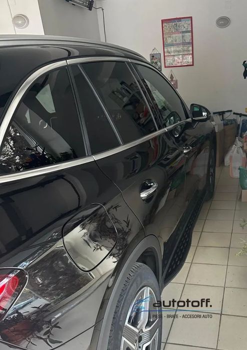 Praguri Mercedes GLC X254 C254 (2023+) - Trepte Din Aluminiu Black Design