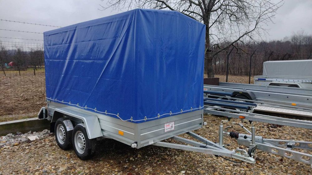 Remorca cu prelata RYDWAN robusta, sasiu sudat