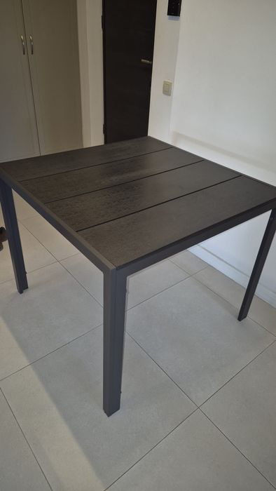Vand masa gradina MADERUP 90x90 neagra