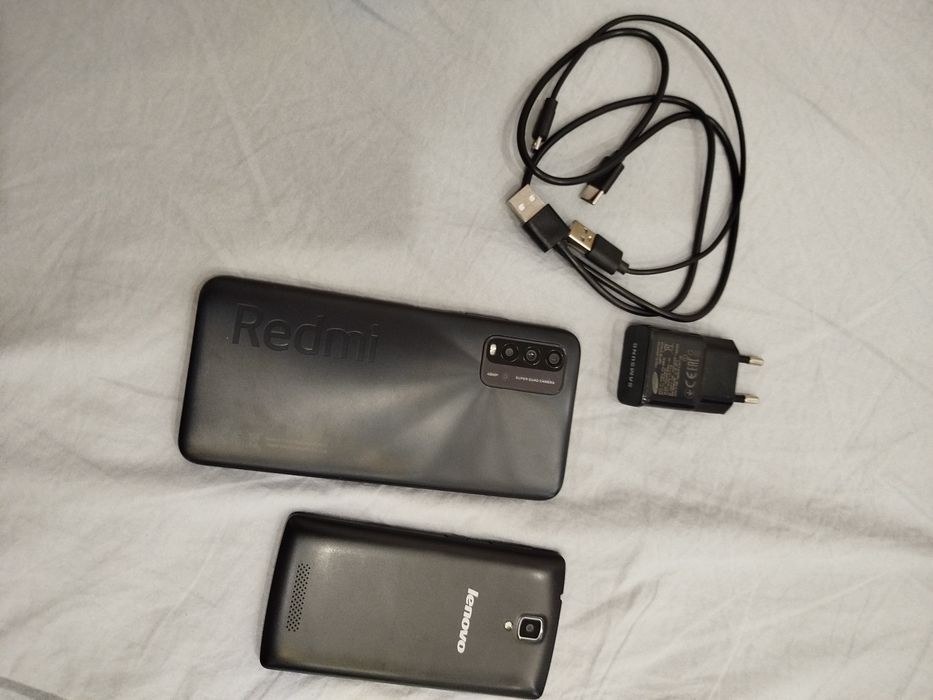 Телефони Redmi 9T и Lenovo