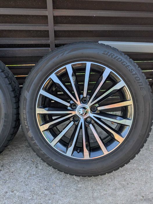 Jante roti iarna ORIGINALE Skoda Kodiaq 5x112 Trinity 235 55 R18