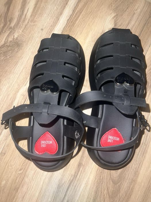 Сандали Love Moschino оригинални черни