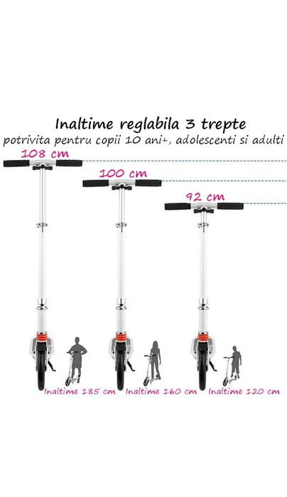 Trotineta NOUA, pliabila, frână la mana pe disc si la picior