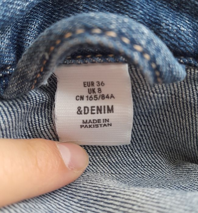 Дамско дънково яке