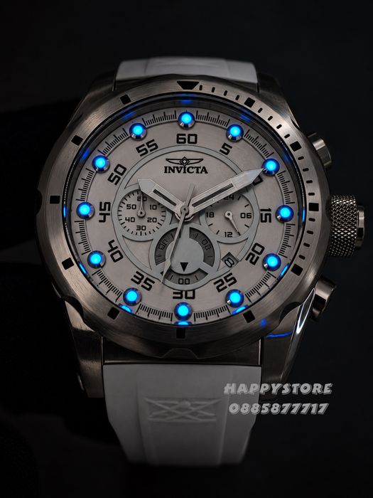 INVICTA Nacrite white 50 mm, Инвикта нов мъжки часовник