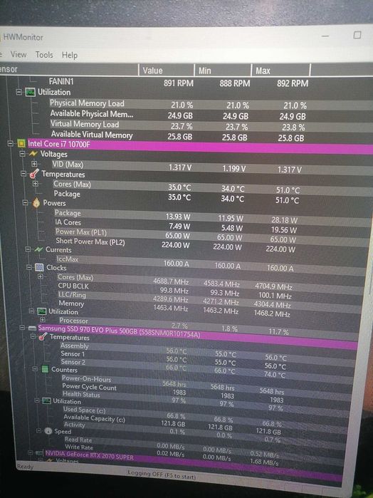 Setup Gaming Complet | i7 10700F | RTX 2070 Super + Monitor Curbat NOU