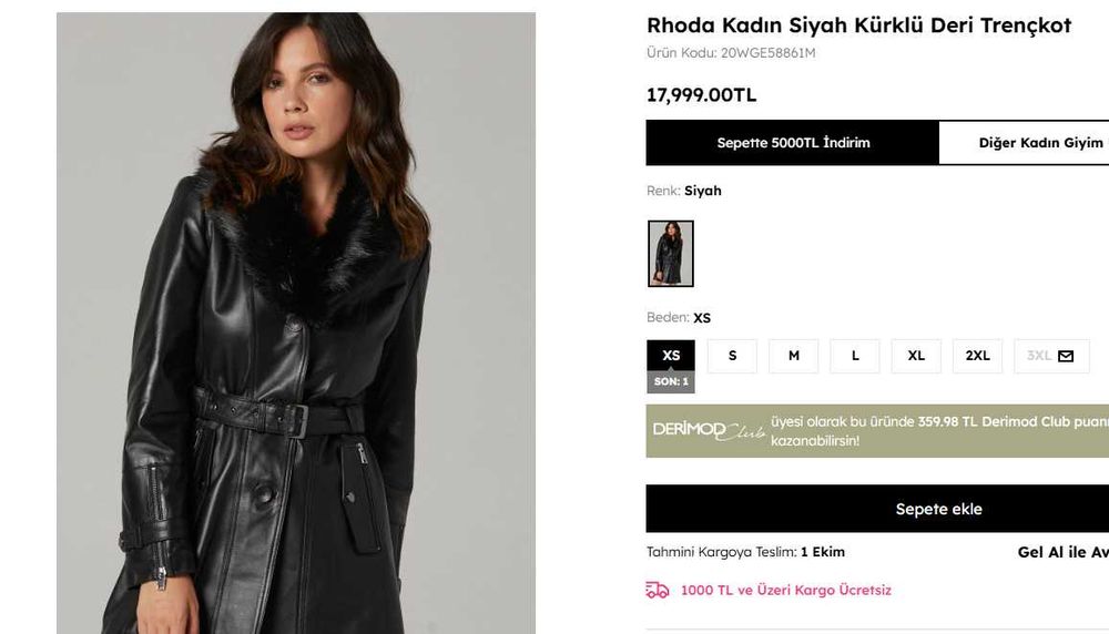 Derimod Rhoda Leather Jacket