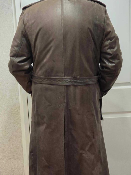 Мъжко кожено манто-като ново!