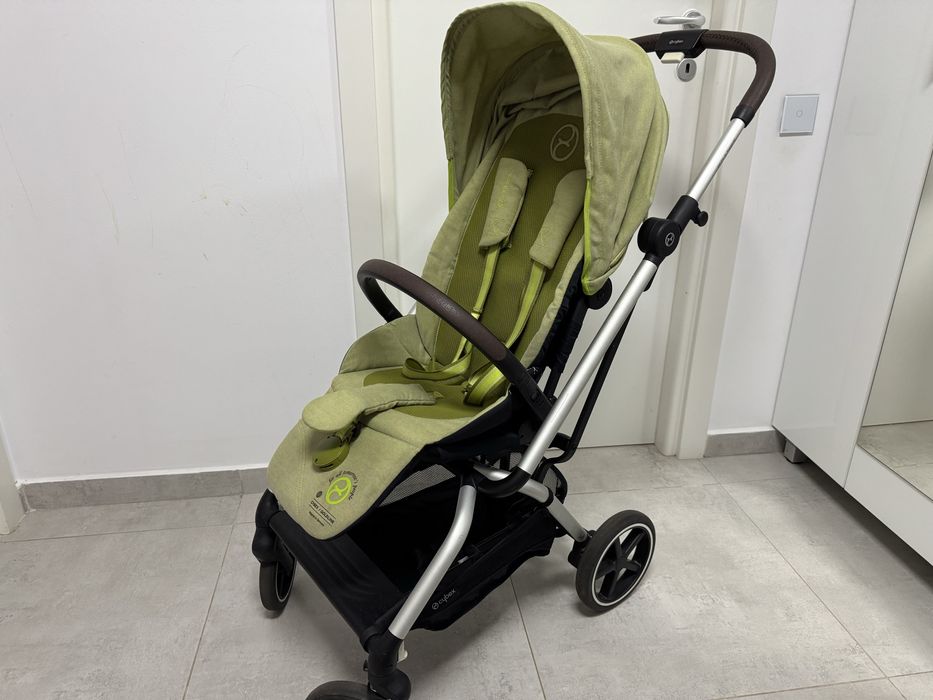 Carucior rotativ 360  Cybex Eezy S Twist+ 2 Silver Nature Green