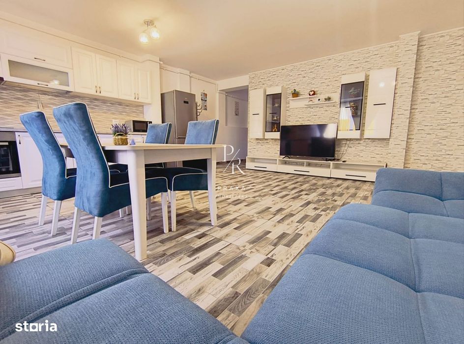 Apartament 2 camere, 57mp + balcon, parcare, mobilat complet, zona Raz — fotografia 1