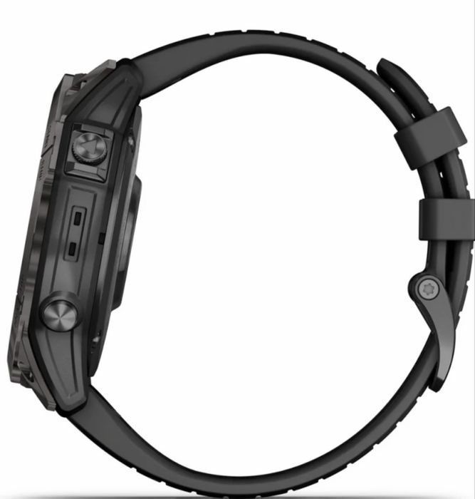 Garmin fēnix® 7x pro – sapphire solar black dlc titanium/black 51mm