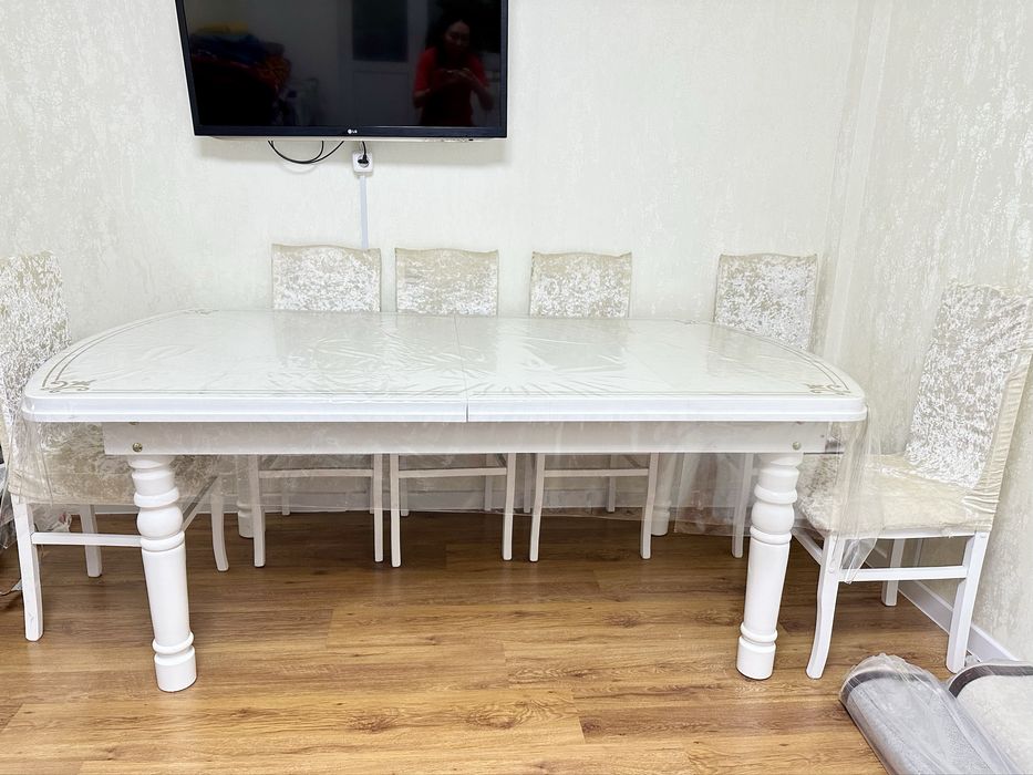 Стол стулья 2.5 метр 10 отырғыш