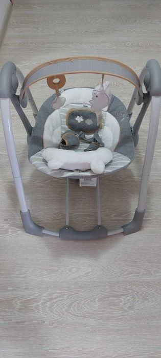 Leagan InGenuity Portabil Swing 'n Go Portable Swing Bella Teddy