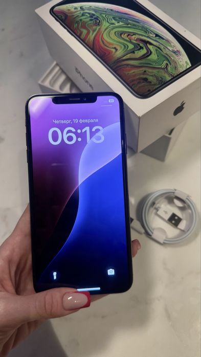 Iphone Xs max black DUAL SIM