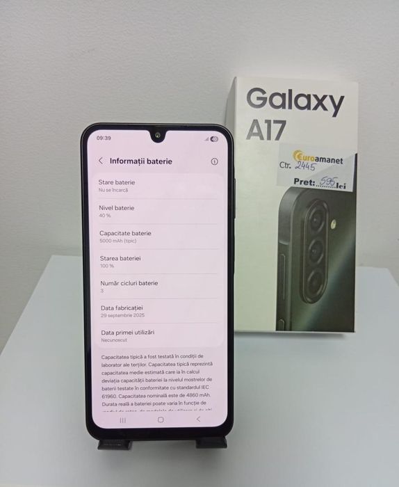 Telefon mobil Samsung Galaxy A17, 128GB -C-