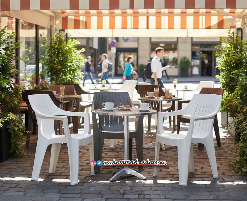 Уличный стул Bruno для дачи и террас. Влагостойкий и УФ-стойкий