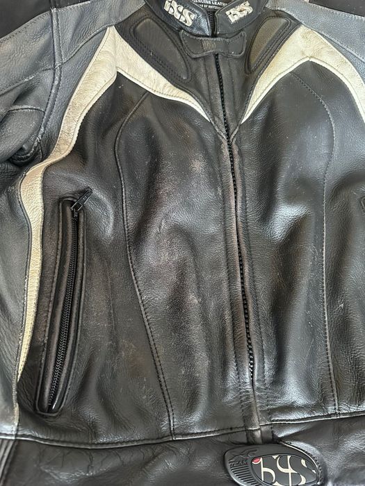 Geacă Moto Piele iXS (Swiss Design) - Mărimea 54 (L/XL) - Protecții CE