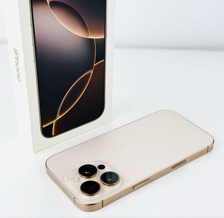 НОВ! Apple iPhone 16 Pro 256GB Desert Titanium Гаранция!