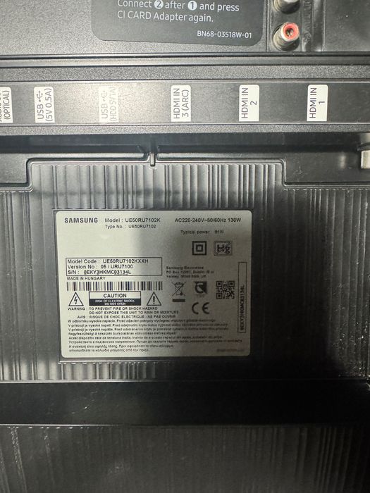 TV Led UltraHD Samsung