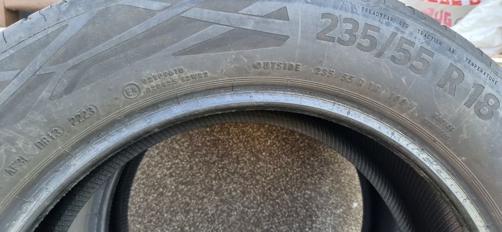 Set 4 Anvelope Vară Continental EcoContact 6 - 235/55 R18 - DOT 2023 (Ca noi)