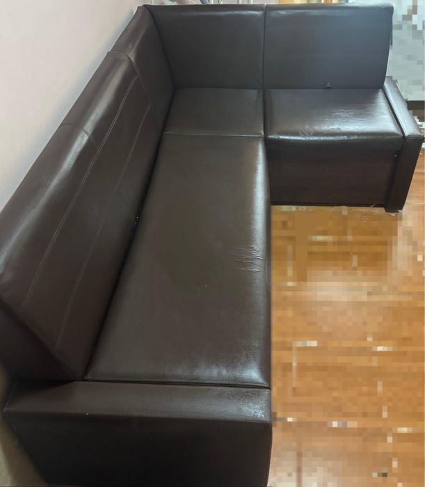 Coltar extensibil bucatarie maro