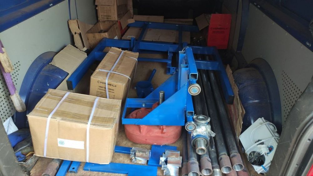 Сондажна машина комплект с  лостове