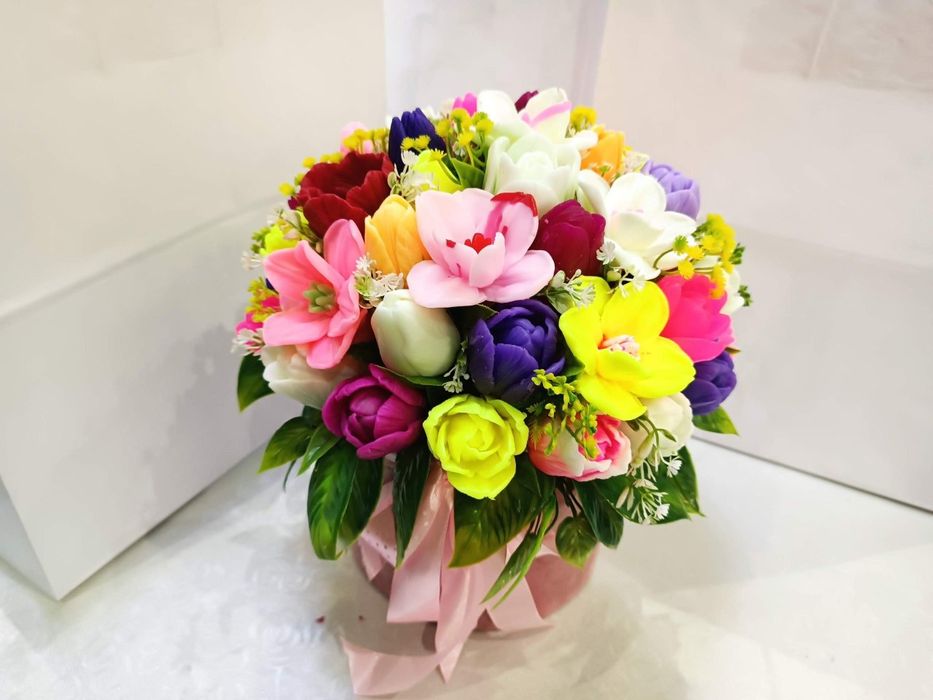 Цветы из мыло, совунли гуллар 60 000 дан бошланади