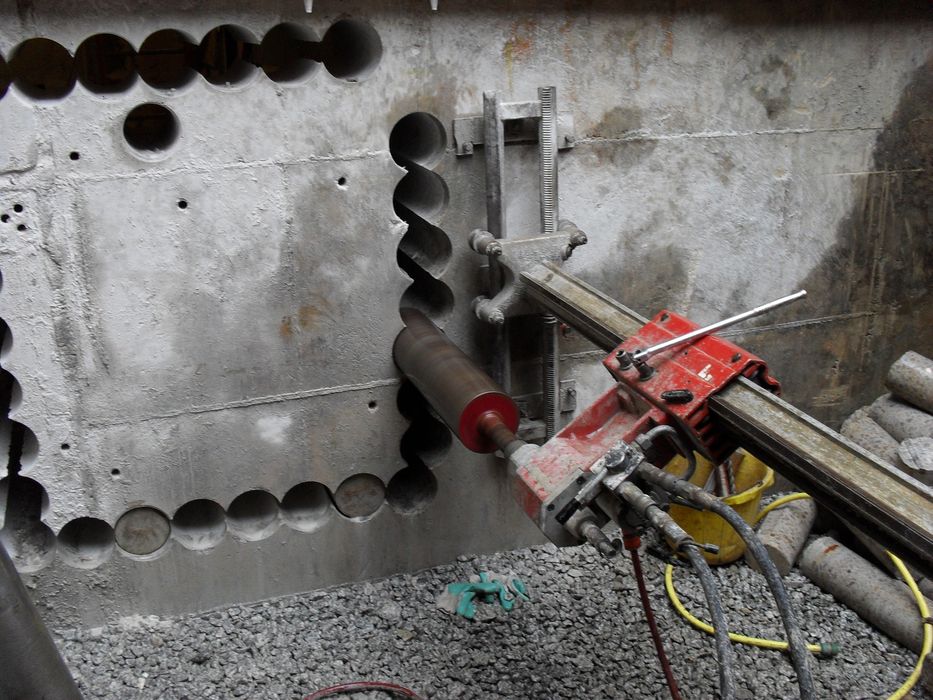 Алмазное сверление бурение