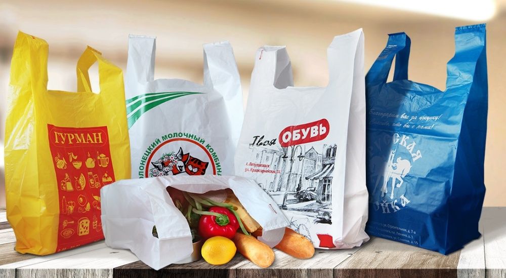 Нанесение рисунка на пакет майку