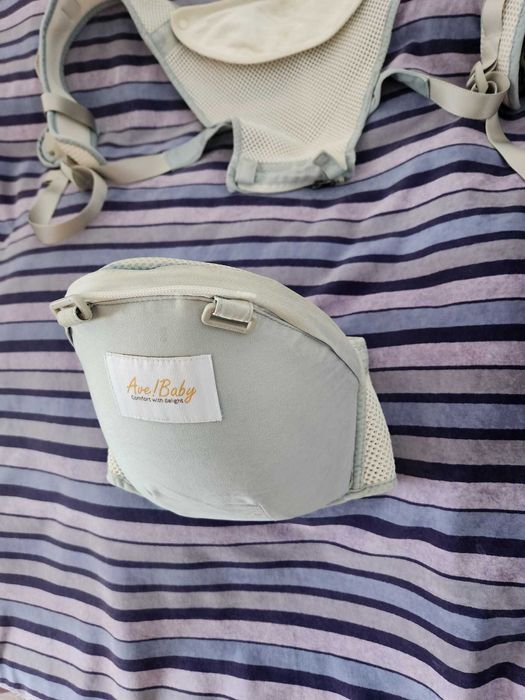 Ергономична раница тип Hip Seat за удобно носене на бебе от 6м до 15кг