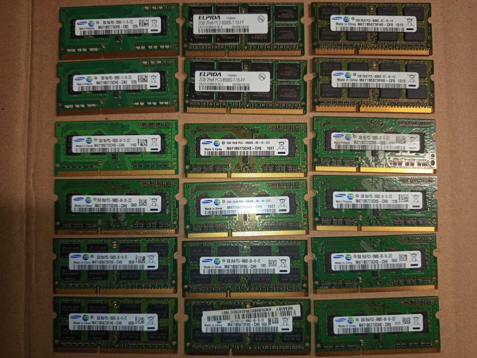 Memorii laptop DDR3 16Gb 8Gb 4Gb 2Gb