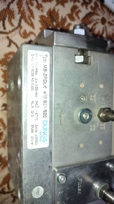 Газовые клапан DUNGS. Тур: МB-ZRDLE 410 B09 S20 DUNGS