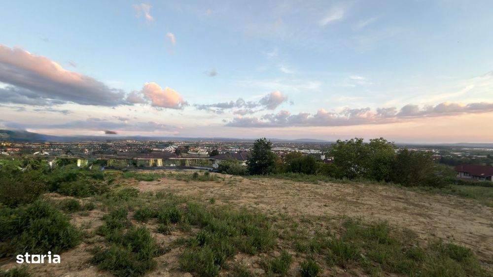 Teren de vanzare, 850 mp, priveliste panoramica, zona Valea Borcutului