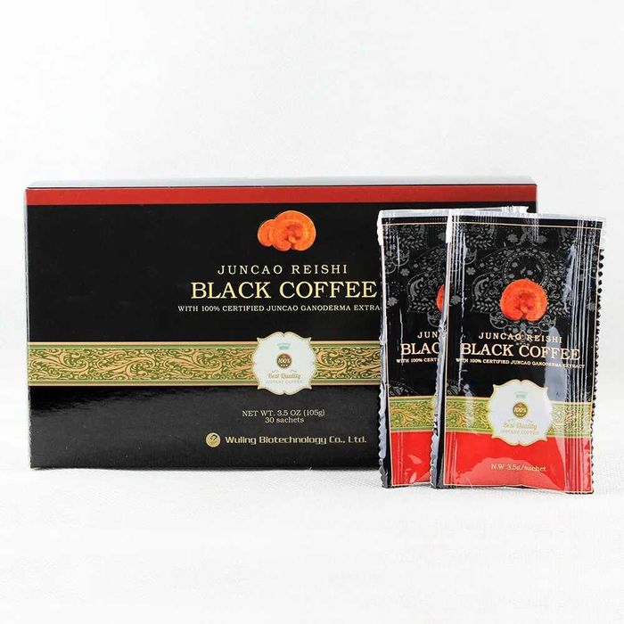 Инстантно Рейши Черно Кафе, 30 сашета, BIO REISHI Black Coffee