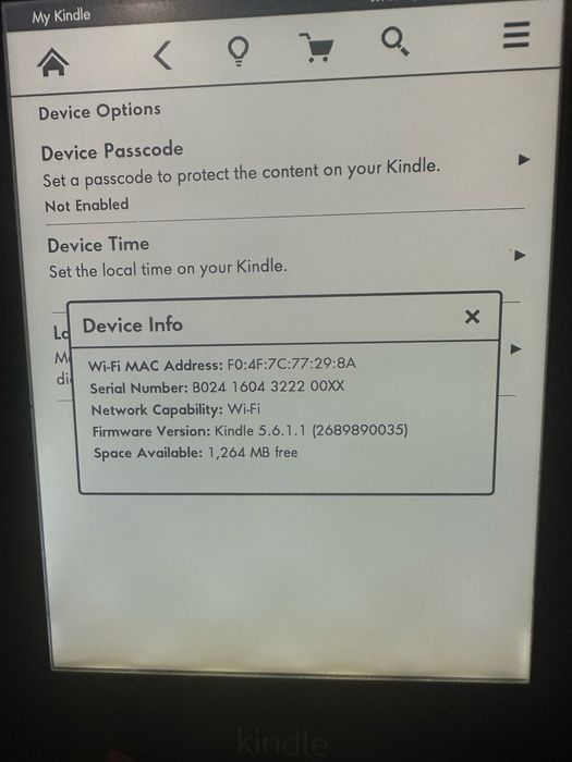 Kindle с подсветка