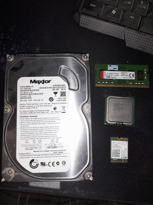 Компьютер запчастлари, HDD, RAM, процессор, wifi adapter