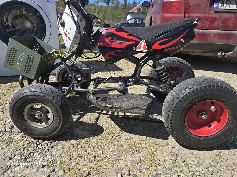Atv copii fara motor doar cadru cu roti