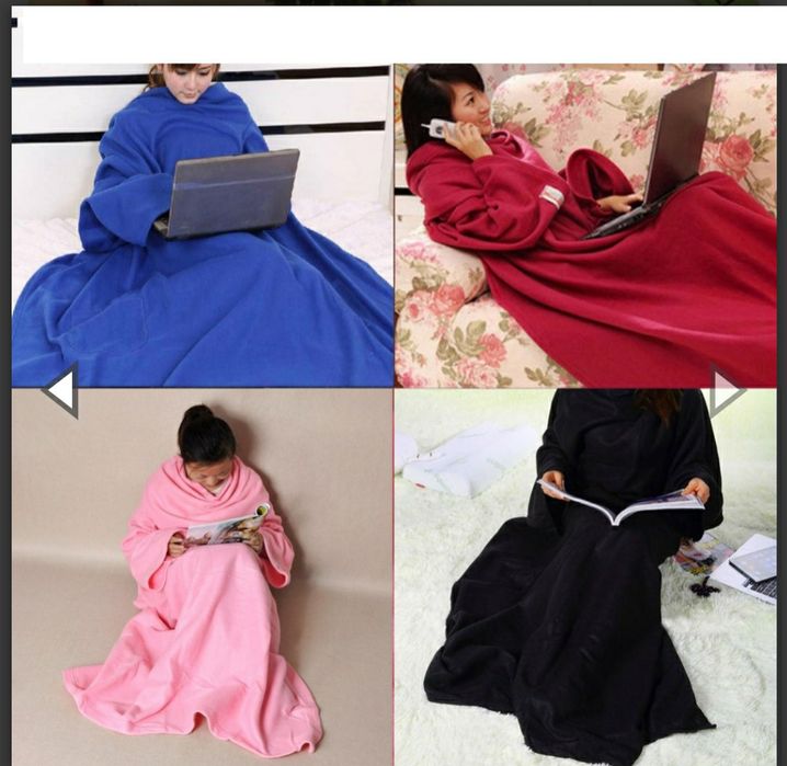 Одеало с ръкави поларено