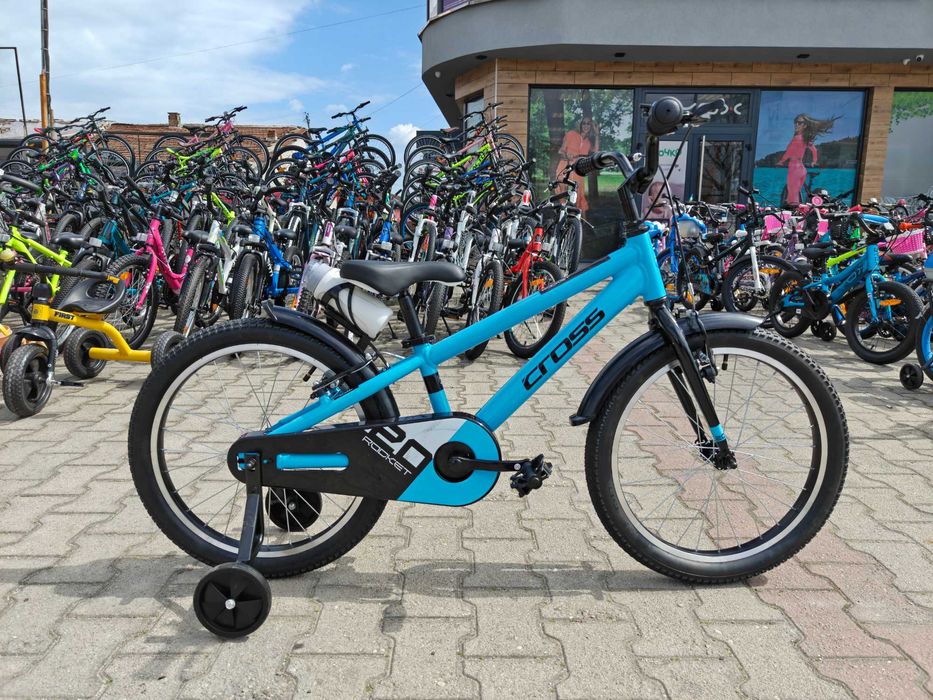 CROSS Алуминиев велосипед 20" ROCKET син