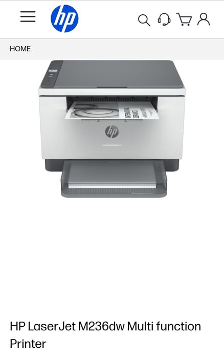 Printer HP laserjet M236dw multi function