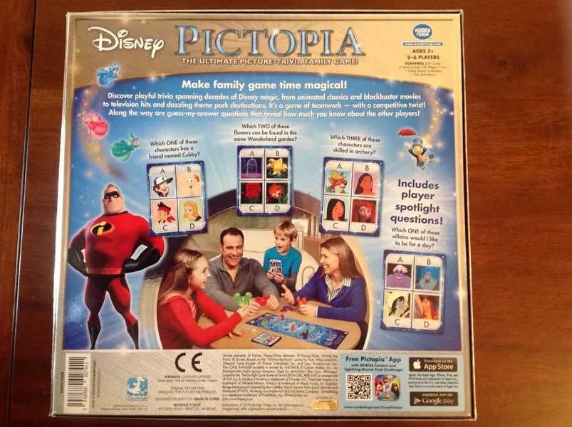 Pictopia: Disney Edition joc de societate board game boardgame