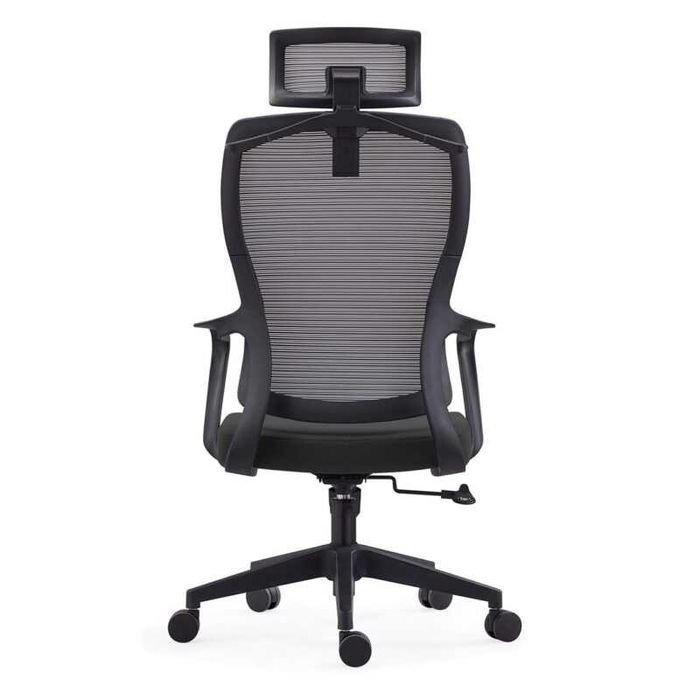 Офис стол, BF3850, Черен, Сив, Текстил, 68х63х120см.