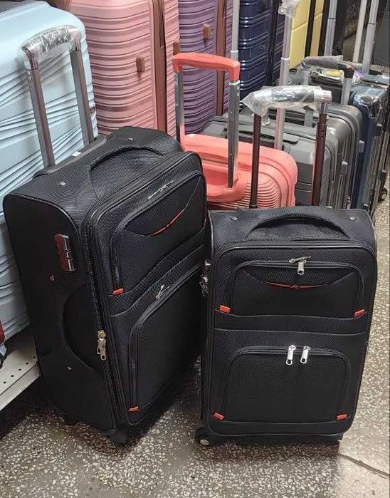 РАСПРОДАЖА тканевых чемоданов размера S