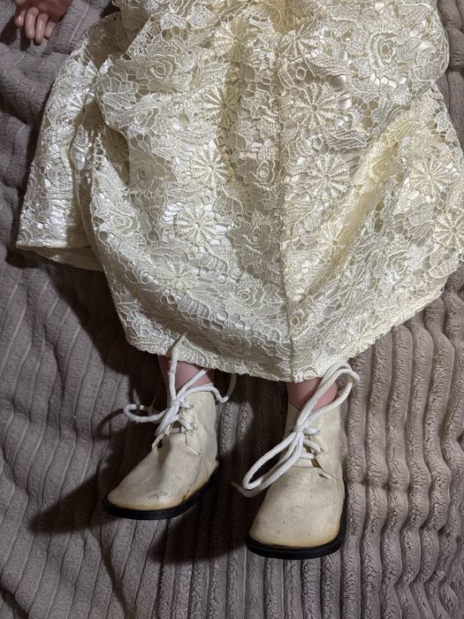 Винтажная кукла с сумкой