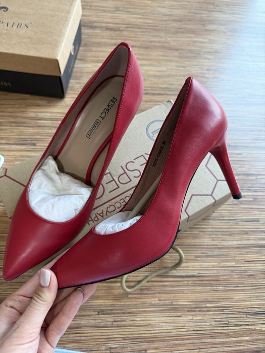 Красные туфли лодочки